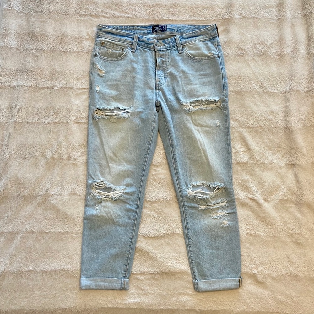 A&F Ames Slim Boyfriend Jeans